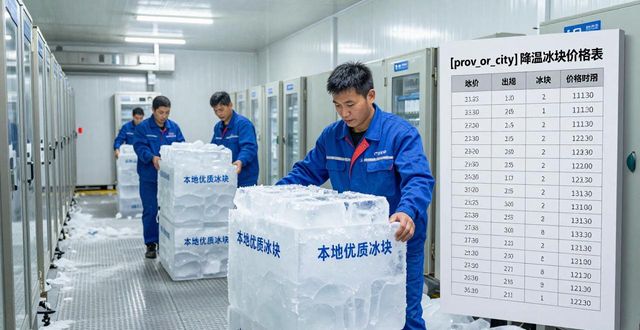 淄博降温冰块多少钱一吨？本地制冰厂报价来了